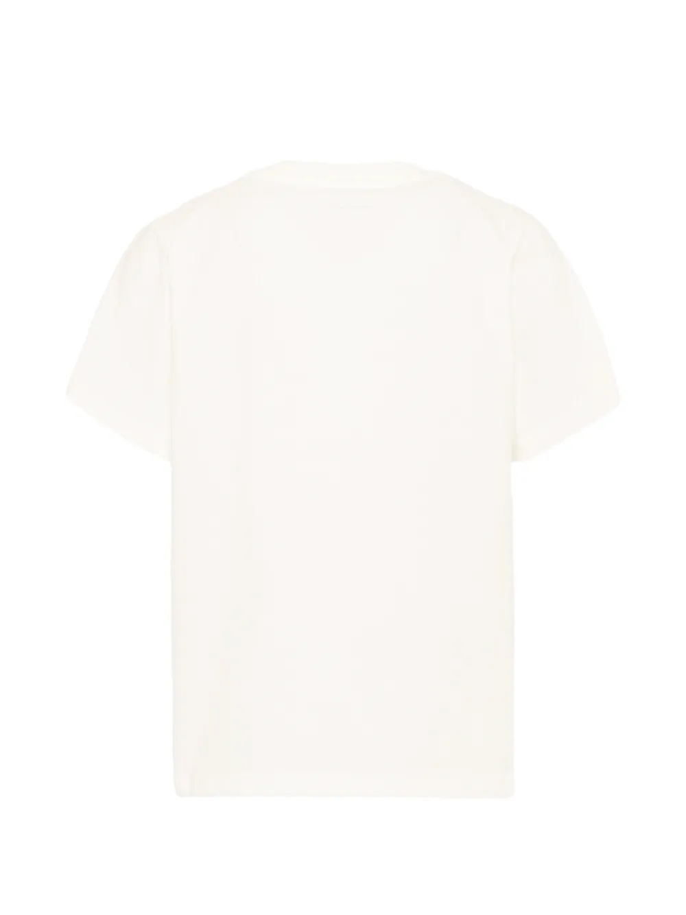 Stella McCartney Kids Katoenen T-shirt met bloemenprint Wit
