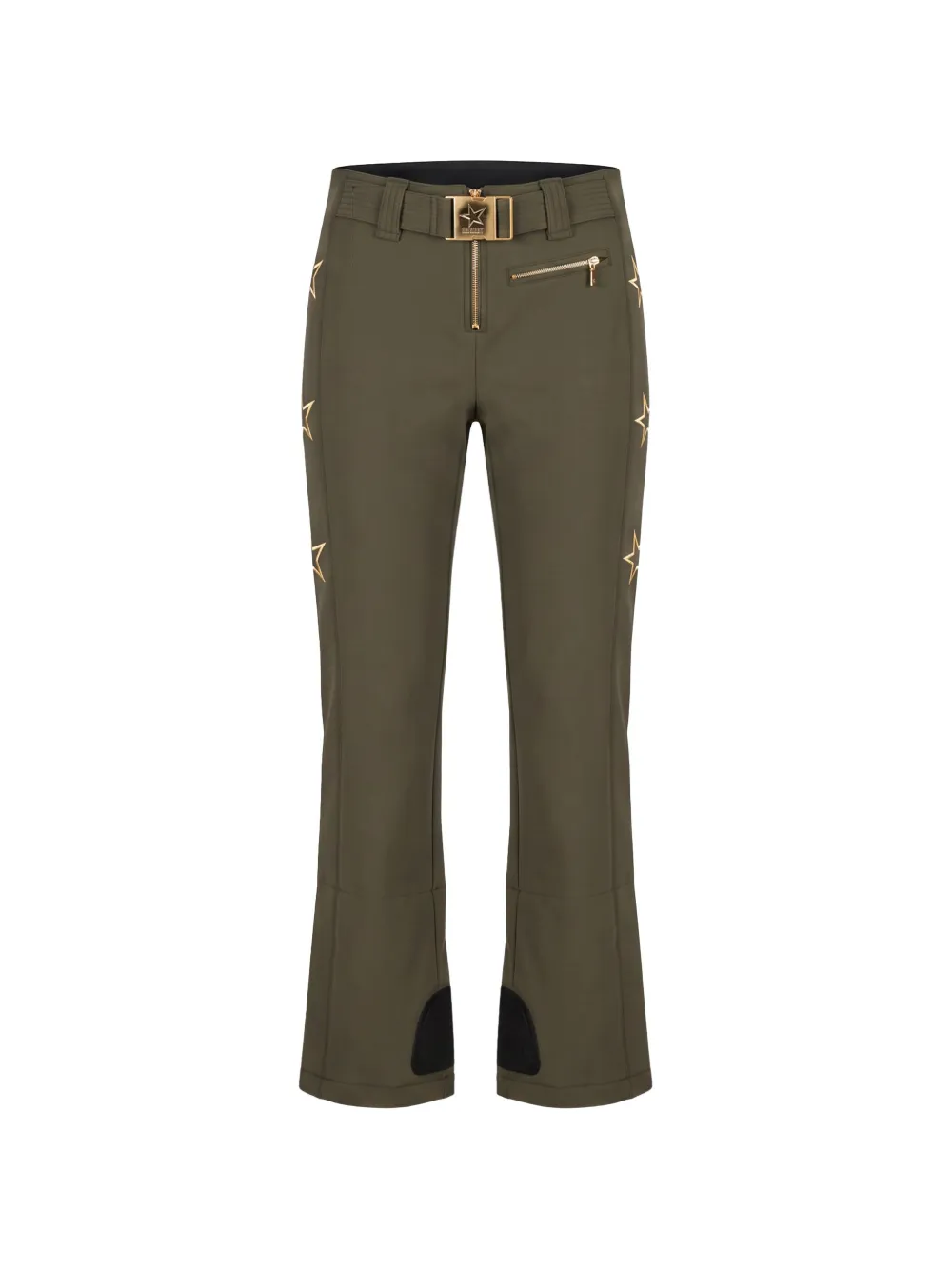 HIGH SOCIETY star-patchwork ski pants - Grün