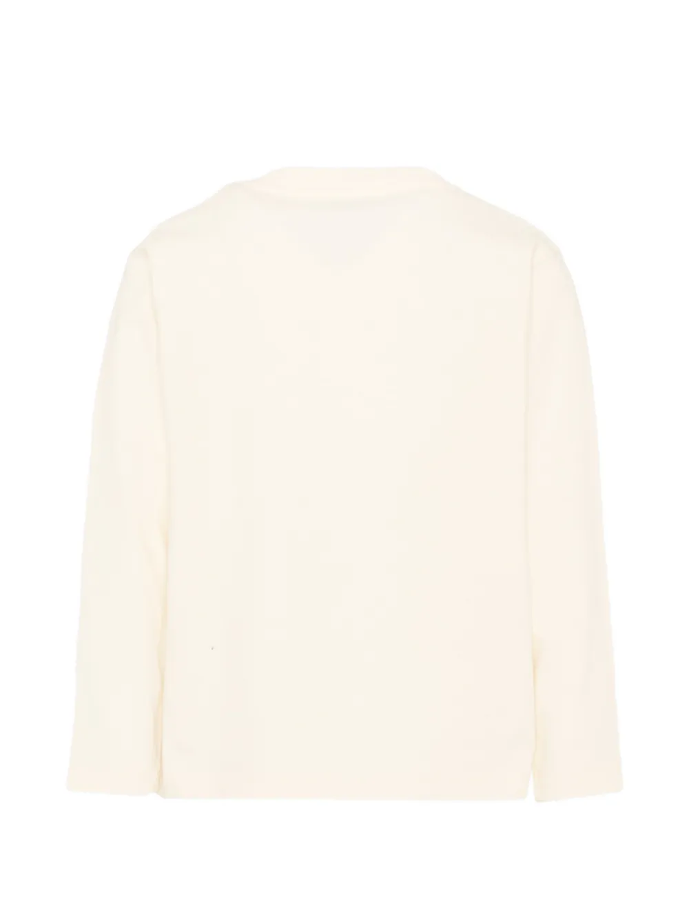 ETRO KIDS T-shirt met lange mouwen en Pegasus-print Beige