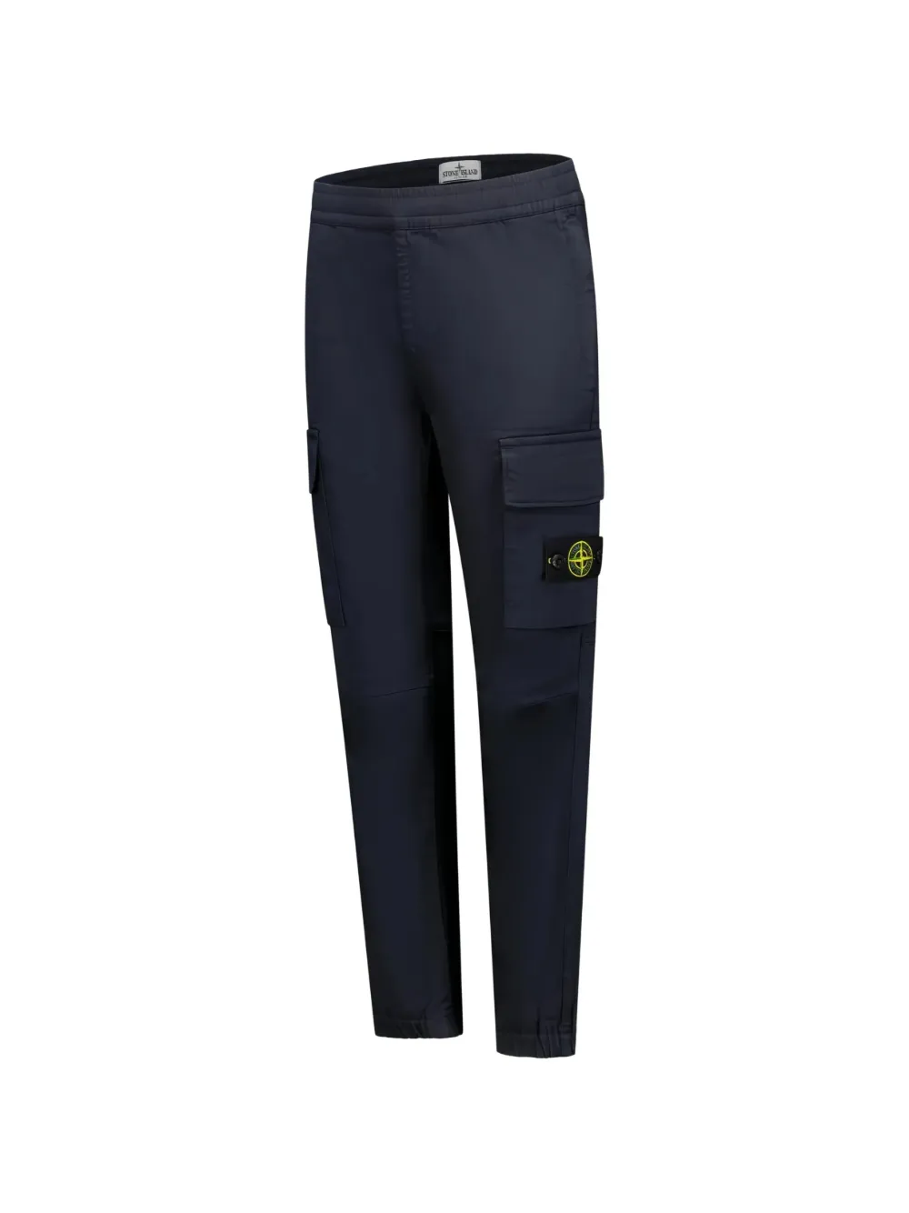 Stone Island Junior Broek met logopatch Blauw