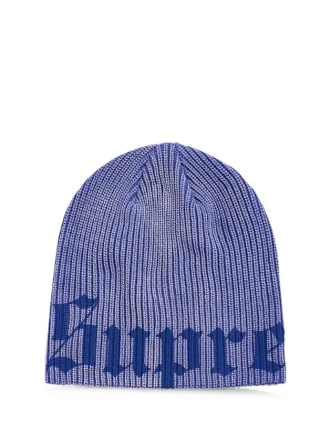 Supreme Old English printed beanie hat