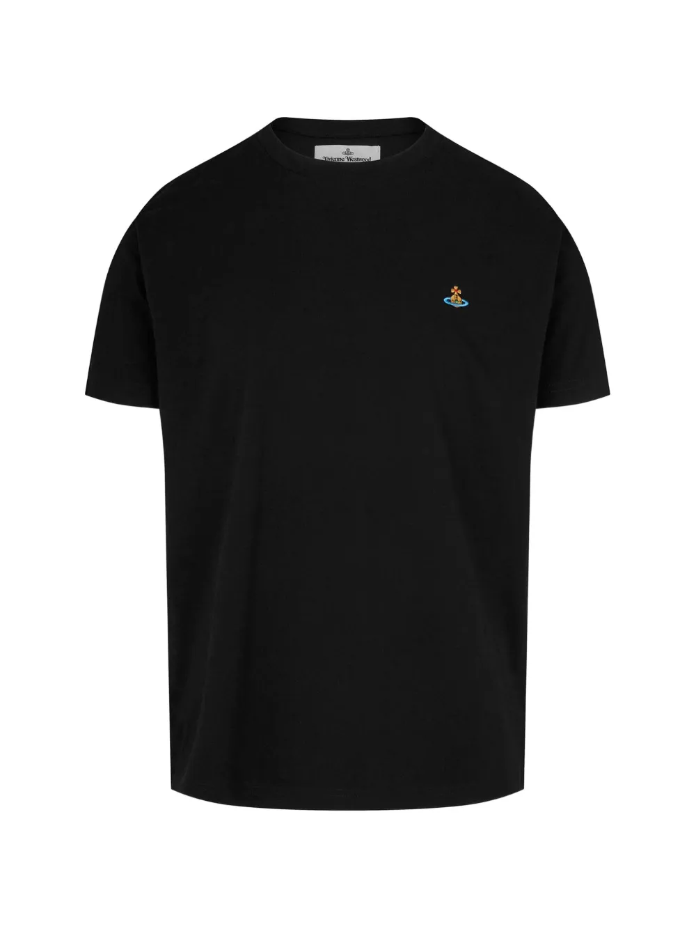 Vivienne Westwood Orb-embroidered T-shirt - Nero