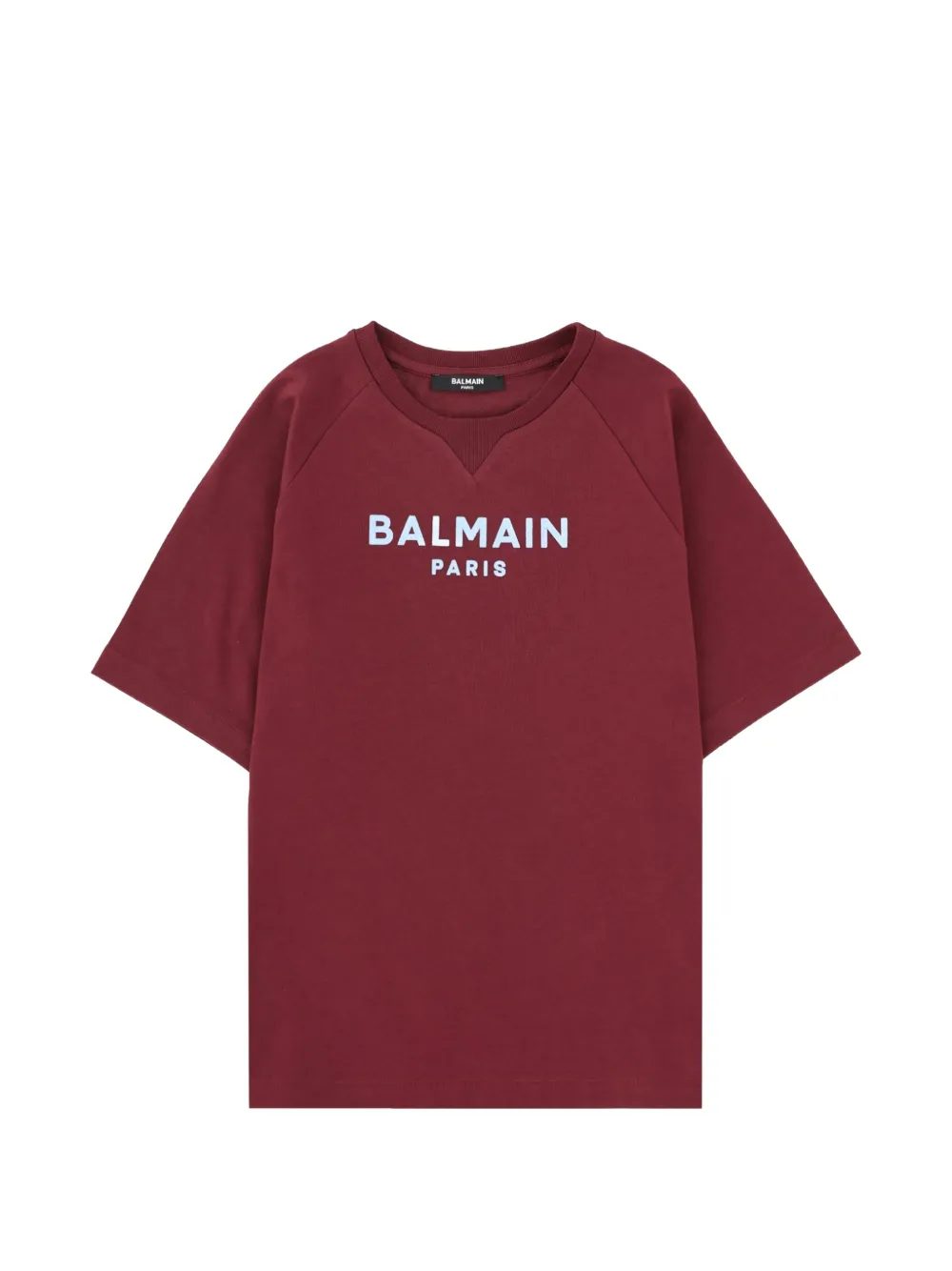 Balmain Kids T-Shirt mit Logo-Print - Rot