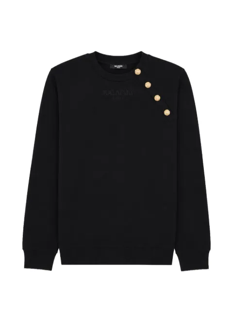 Balmain Kids button-detail sweatshirt