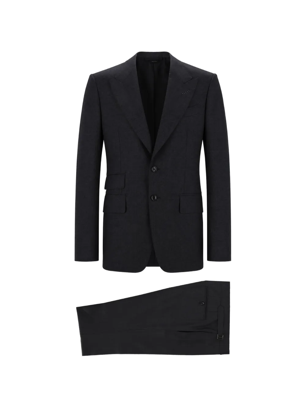 TOM FORD peak-lapel single-breasted suit - Grau