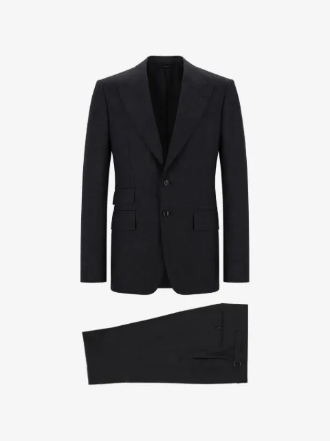 TOM FORD peak-lapel single-breasted suit