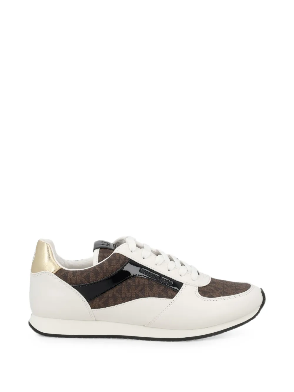 Michael Kors Cindy smooth and signature-logo trainers Wit