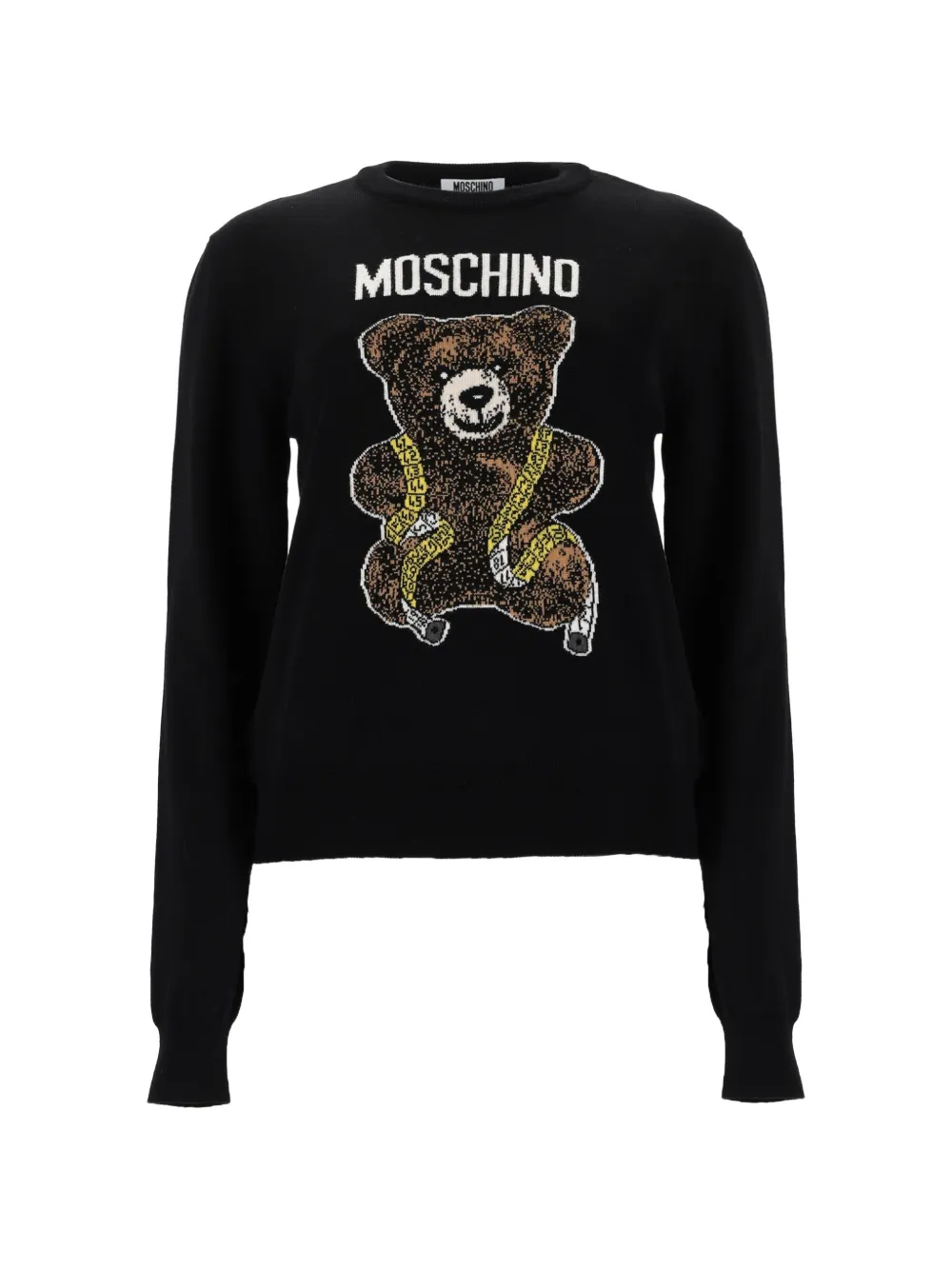 Moschino Teddy Bear intarsia-knit sweater - Nero