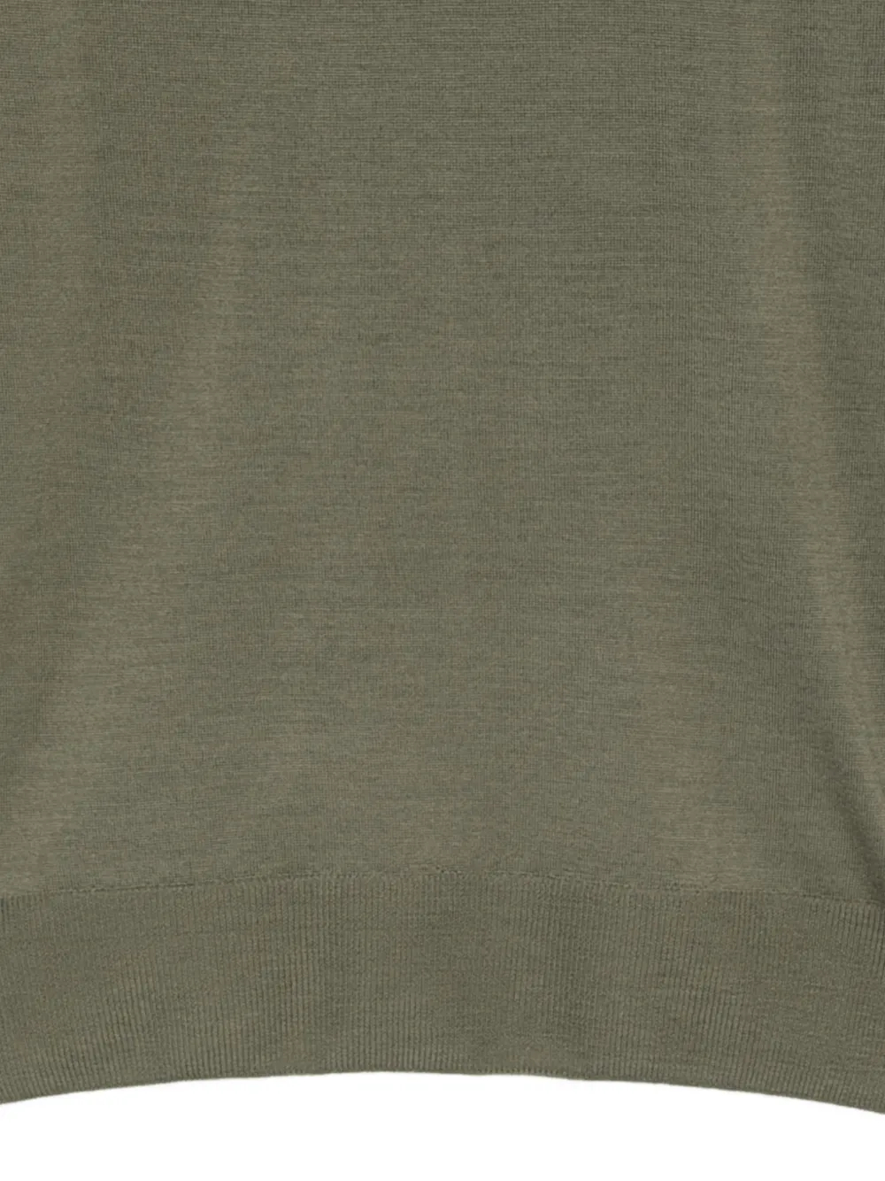 Canali Wollen trui met ronde hals Groen