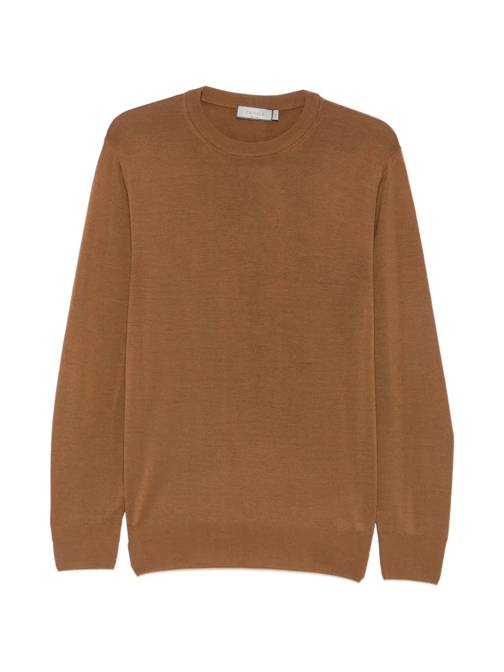 Canali crew-neck wool sweater - Marrone