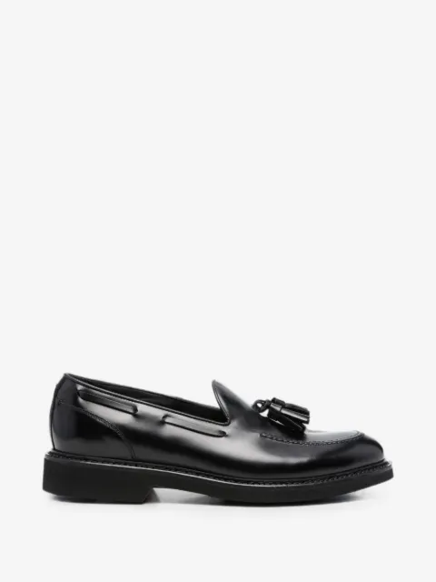 Canali tassel-detail calf-leather loafers