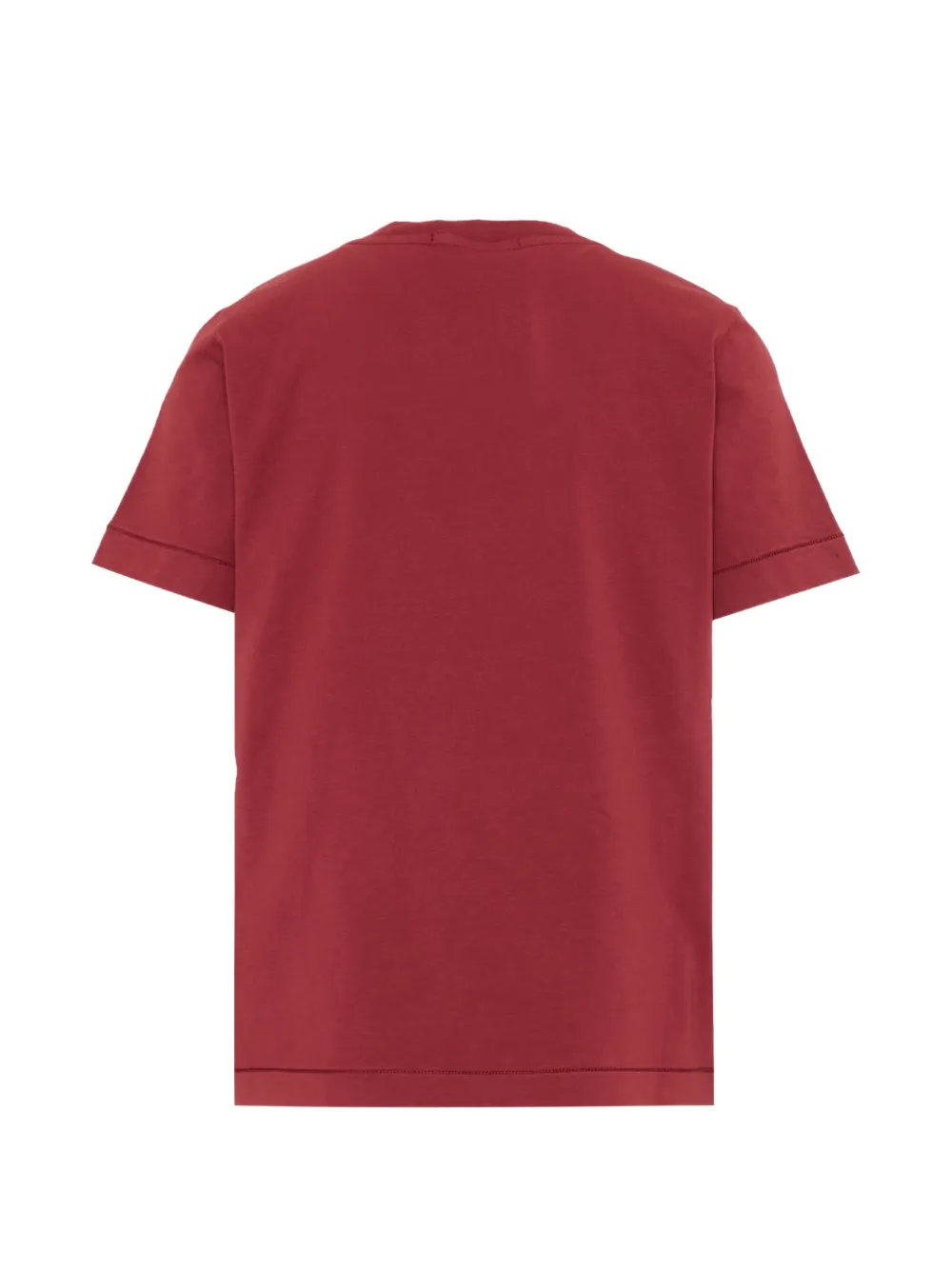 Stone Island Junior T-shirt met logopatch Rood