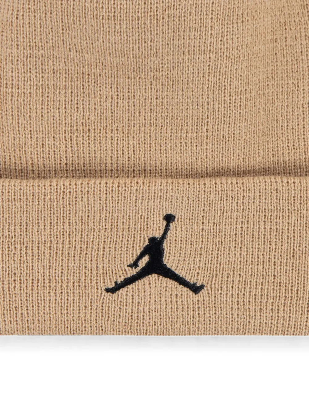 Jordan Kids Handschoenen en muts met geborduurd logo Beige