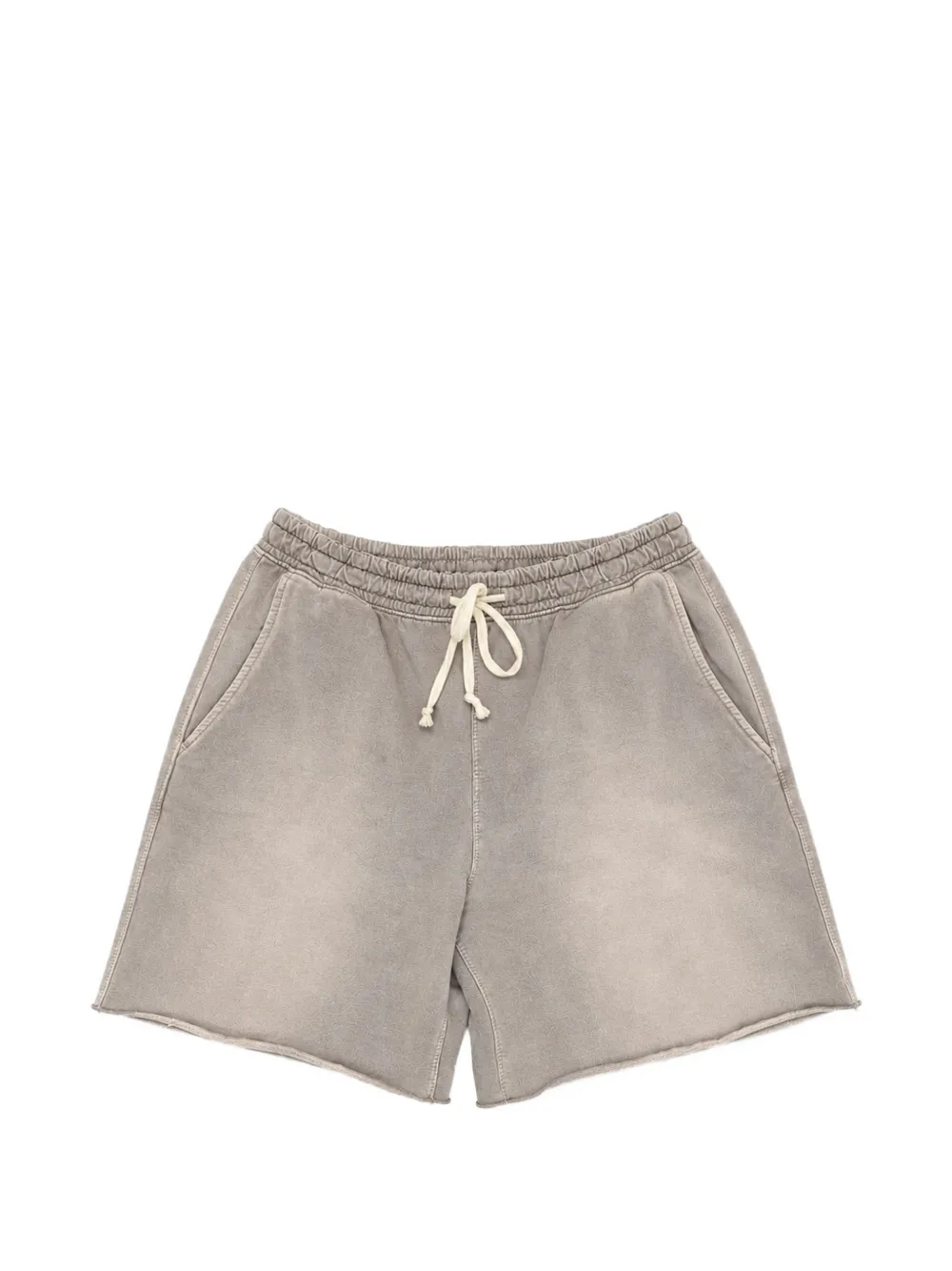MOOJI MOOJI Ungesäumte Shorts mit Kordelzug - Grau
