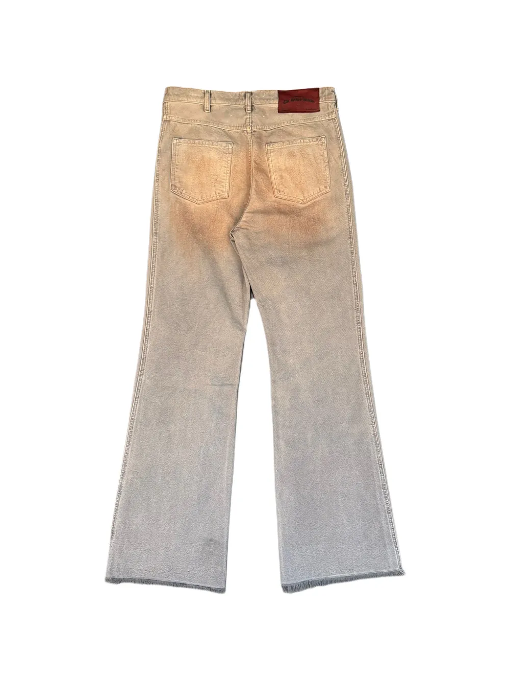 SEKRIT Chopper jeans met vlakken Grijs