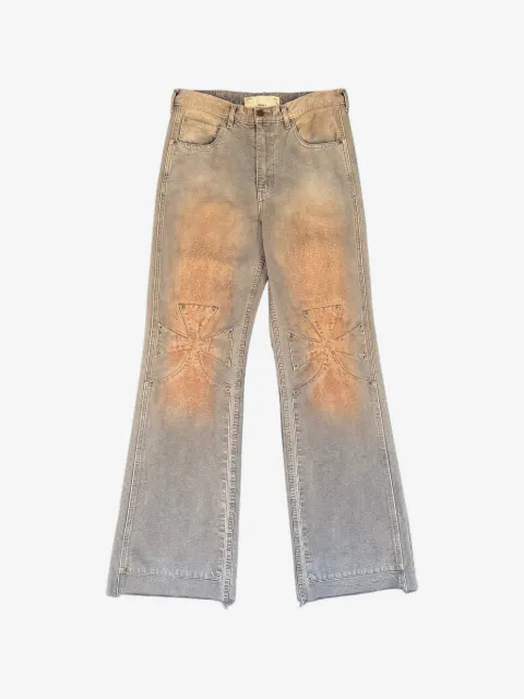 SEKRIT Chopper panelled jeans