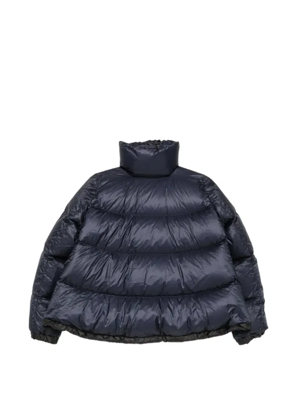 Sacai キルティング ハイネック パデッドジャケット | ブルー