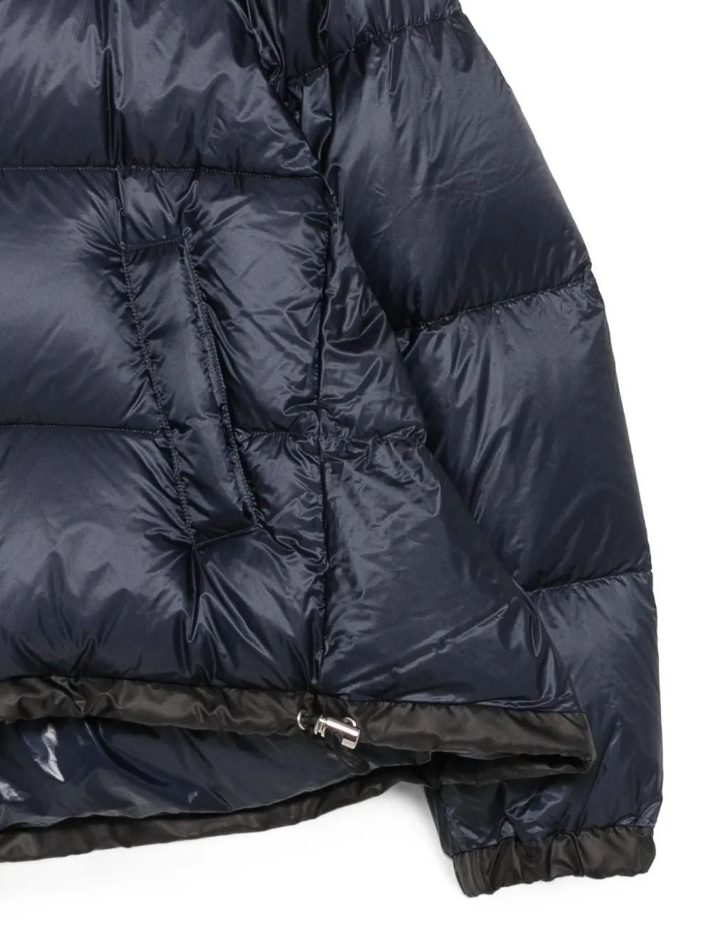 sacai Jack met hoge hals en gewatteerde afwerking Blauw