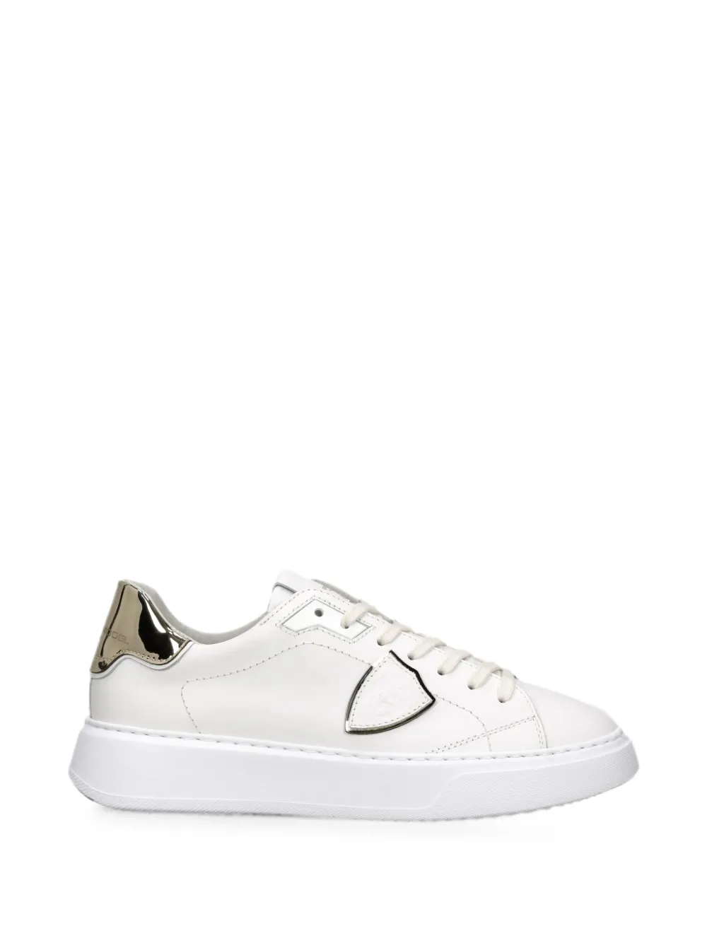 Philippe Model Paris Temple leather sneakers Wit