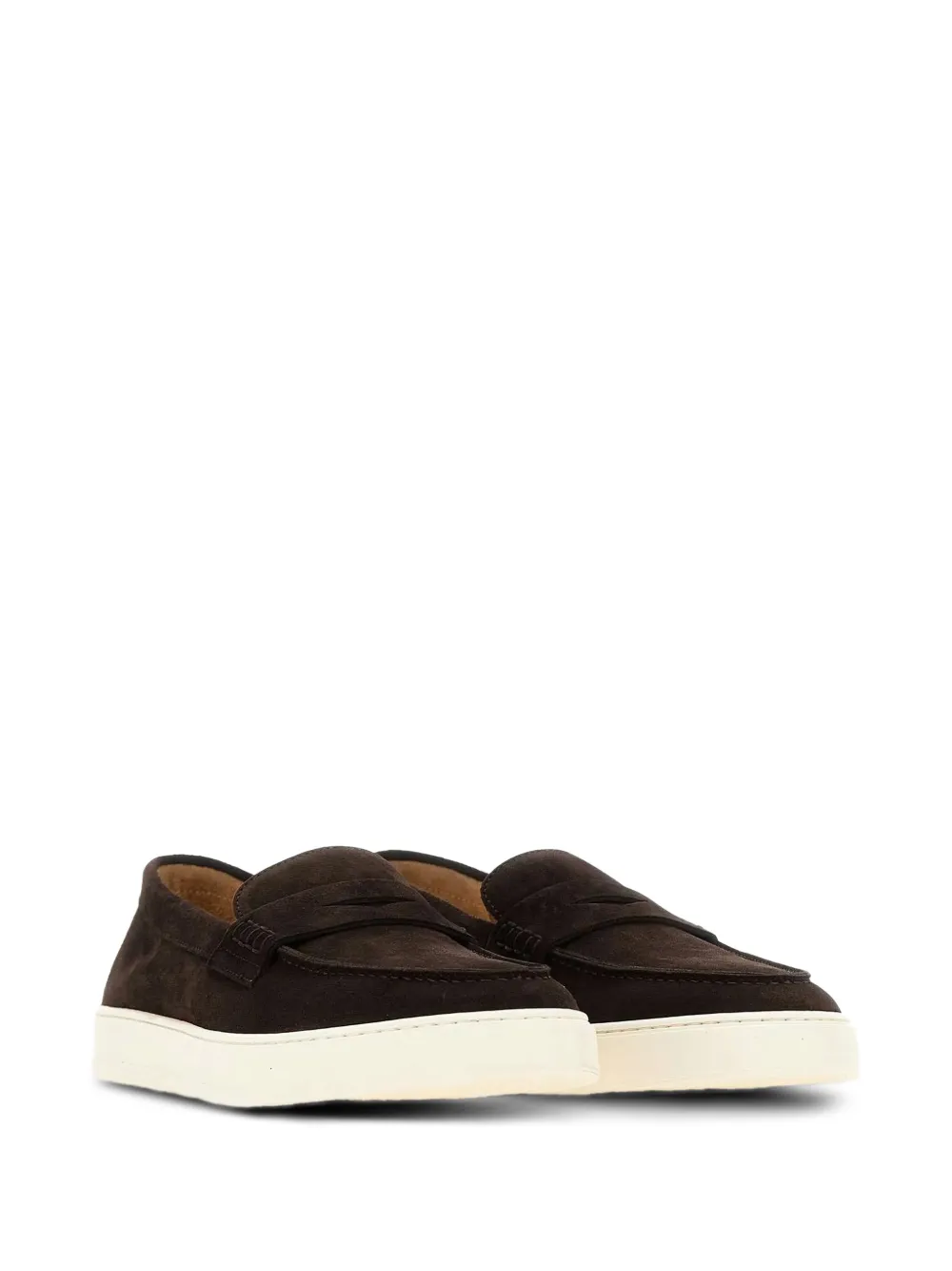 Doucal's suede slip-on loafers Bruin