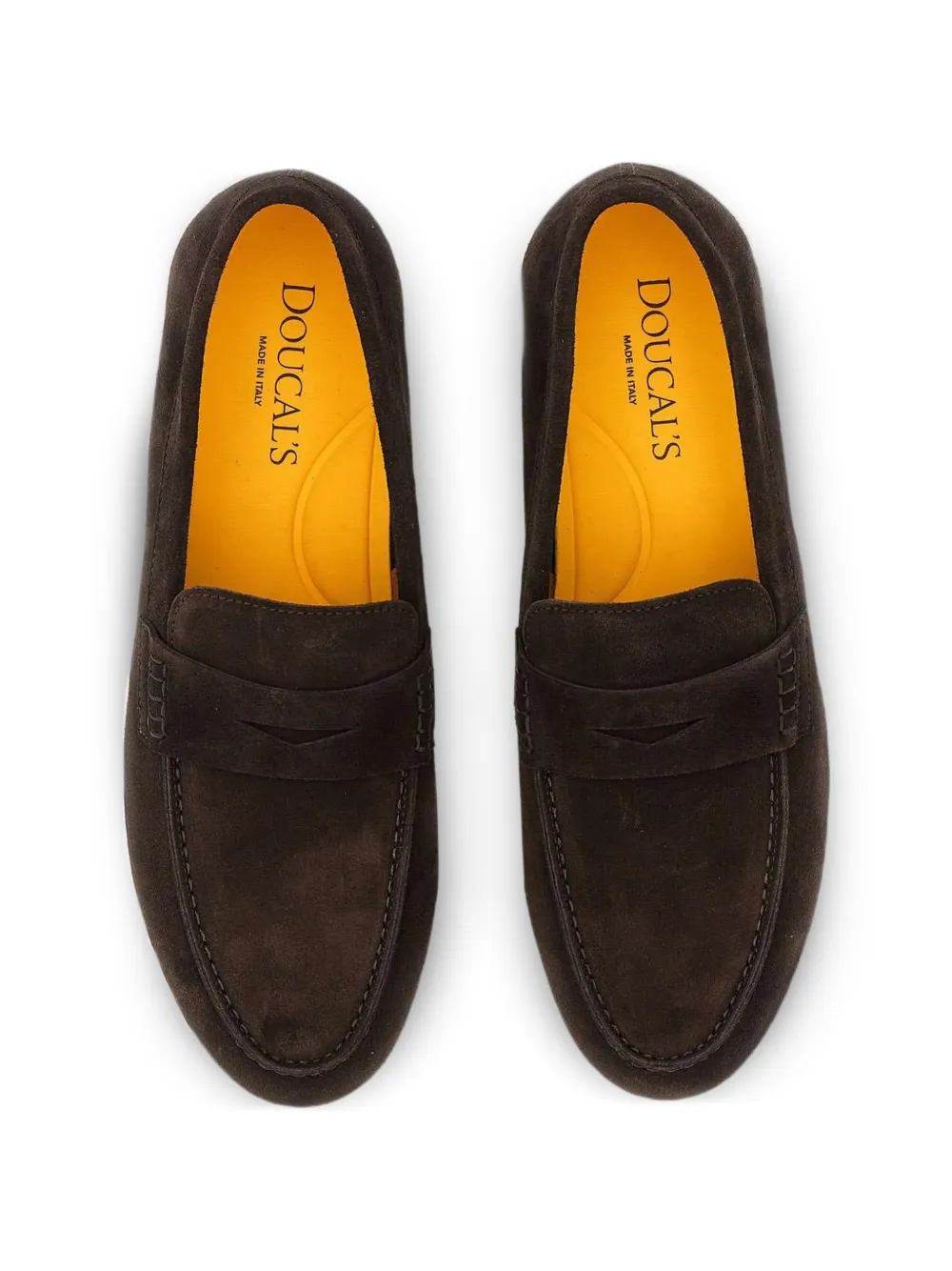 Doucal's suede slip-on loafers Bruin