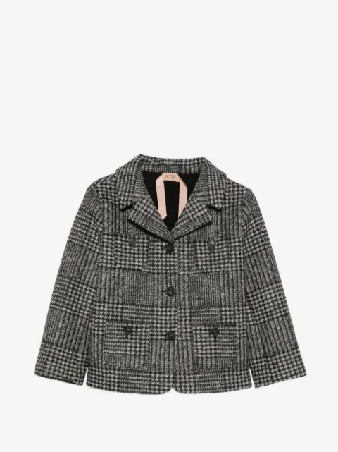 Nº21 Jacke mit Karomuster
