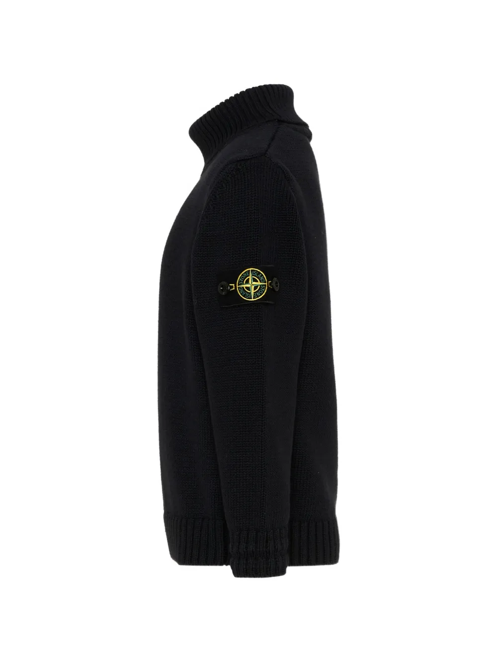 Stone Island Junior Coltrui met logo-patch Zwart