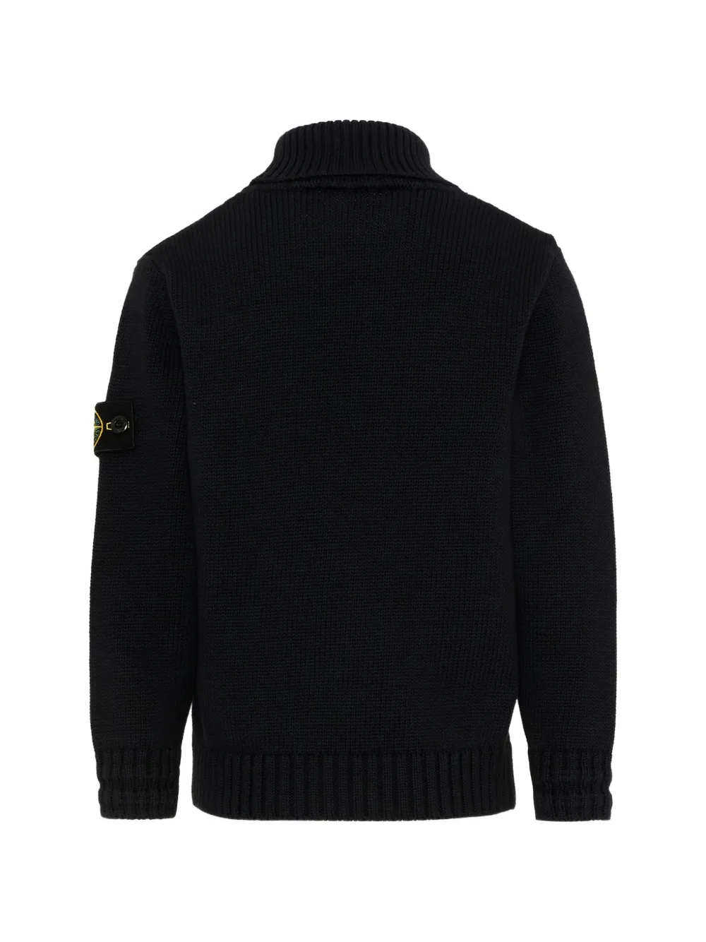 Stone Island Junior Coltrui met logo-patch Zwart