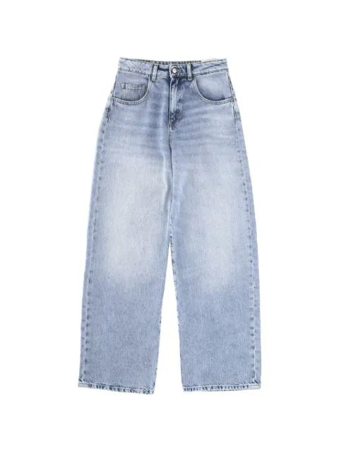 ICON DENIM faded wide-leg jeans