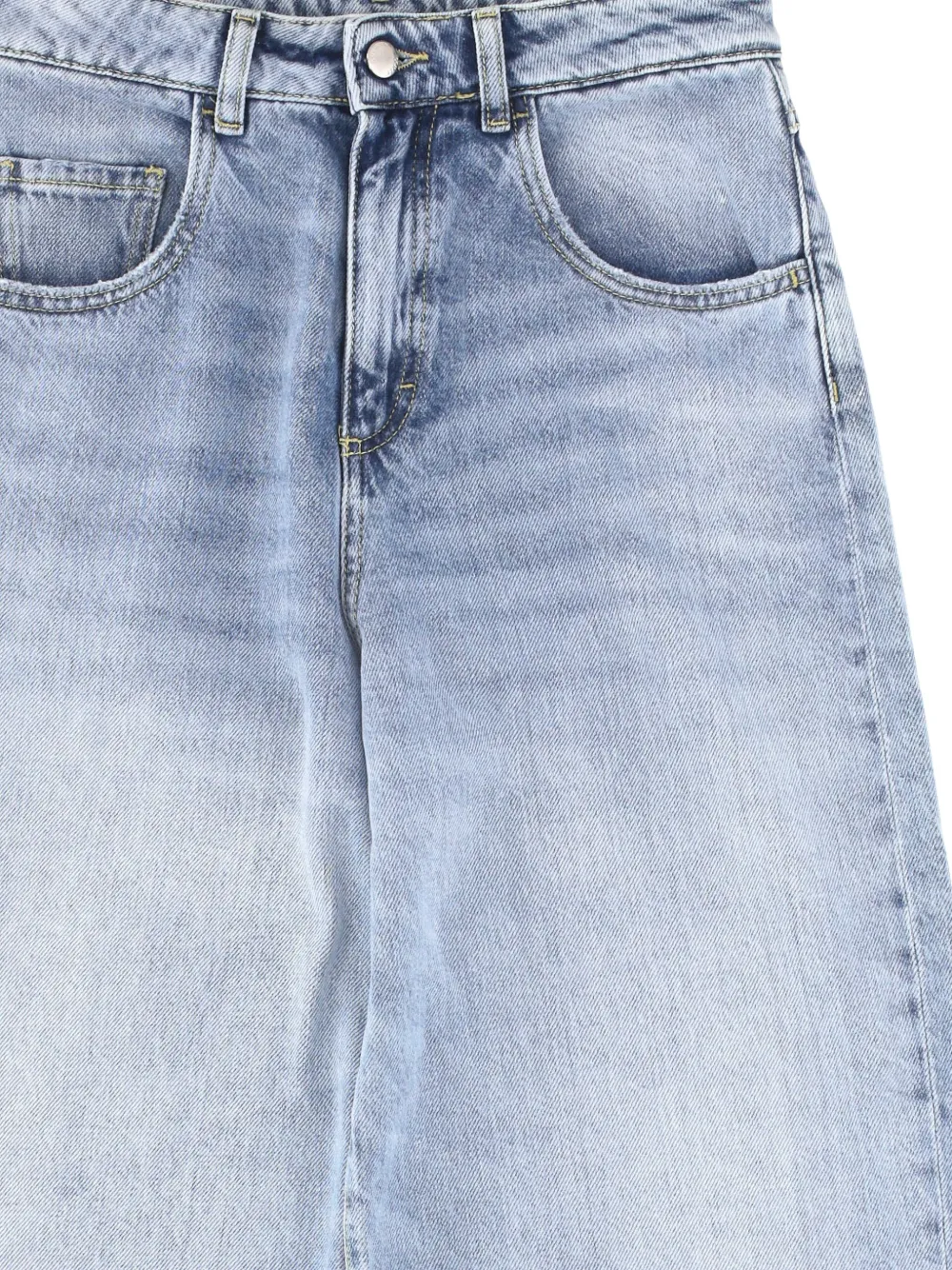 ICON DENIM Jeans met wijde pijpen Blauw