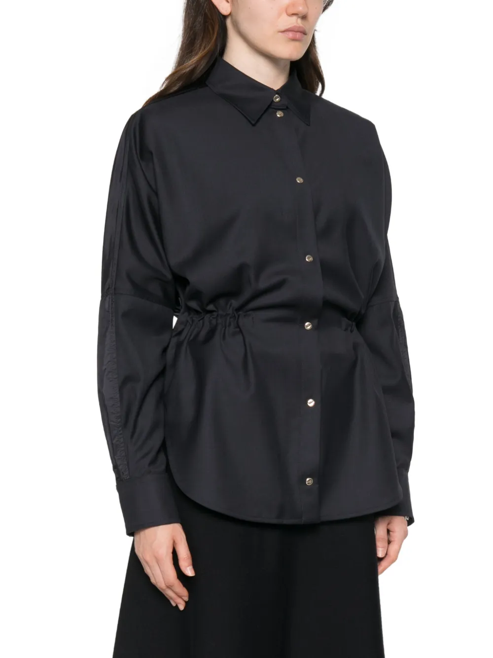 Moncler Blouse met trekkoord Blauw