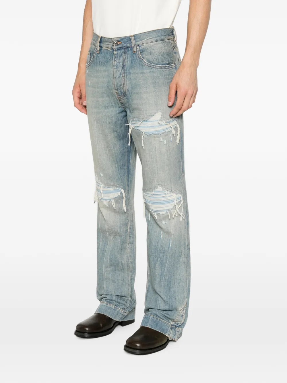 AMIRI Straight Flared MX1 jeans Blauw