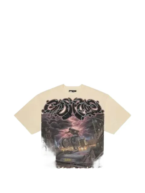 GODSPEED graphic-print distressed T-shirt