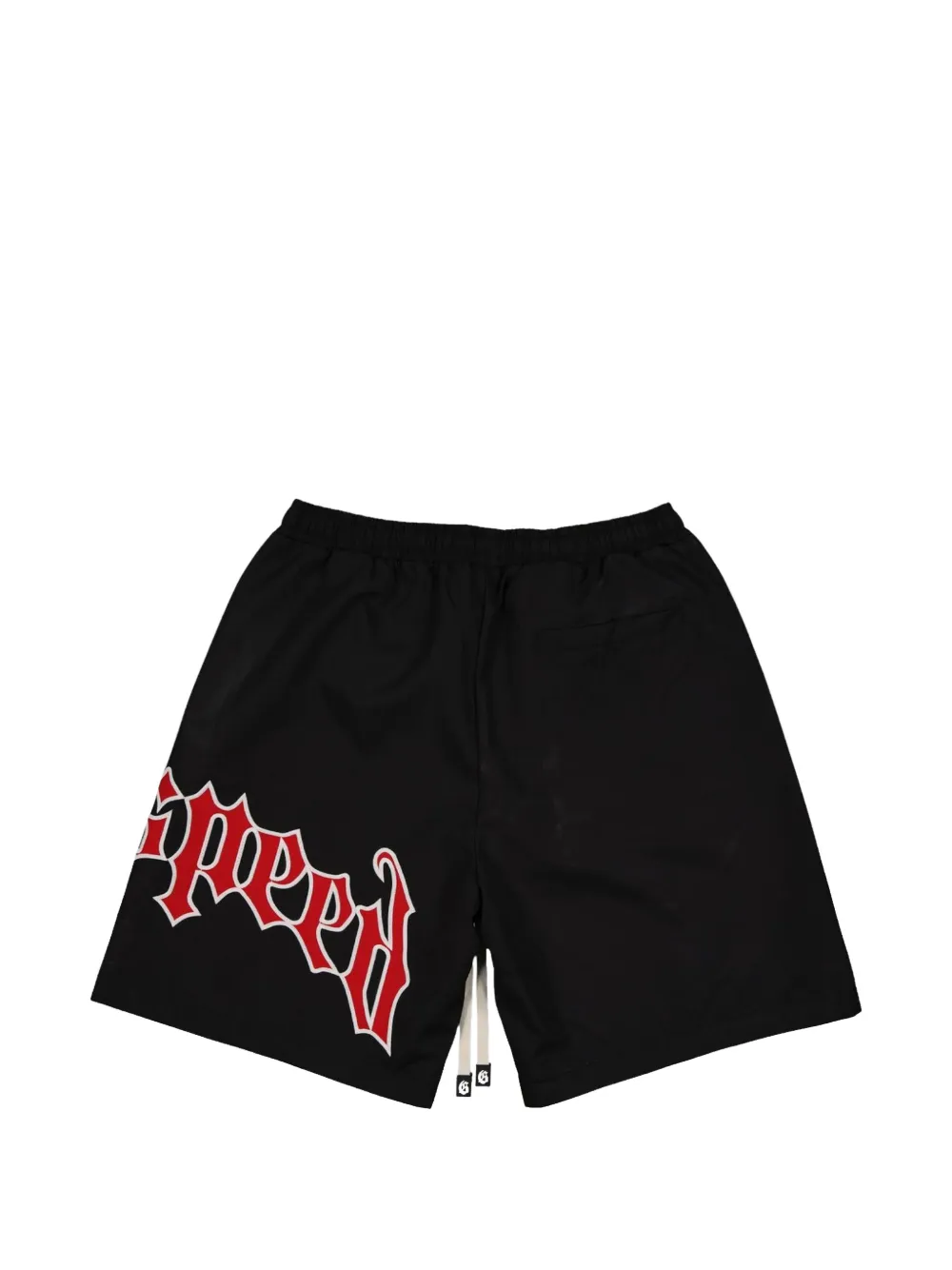 GODSPEED OG shorts met logopatch en trekkoord Zwart