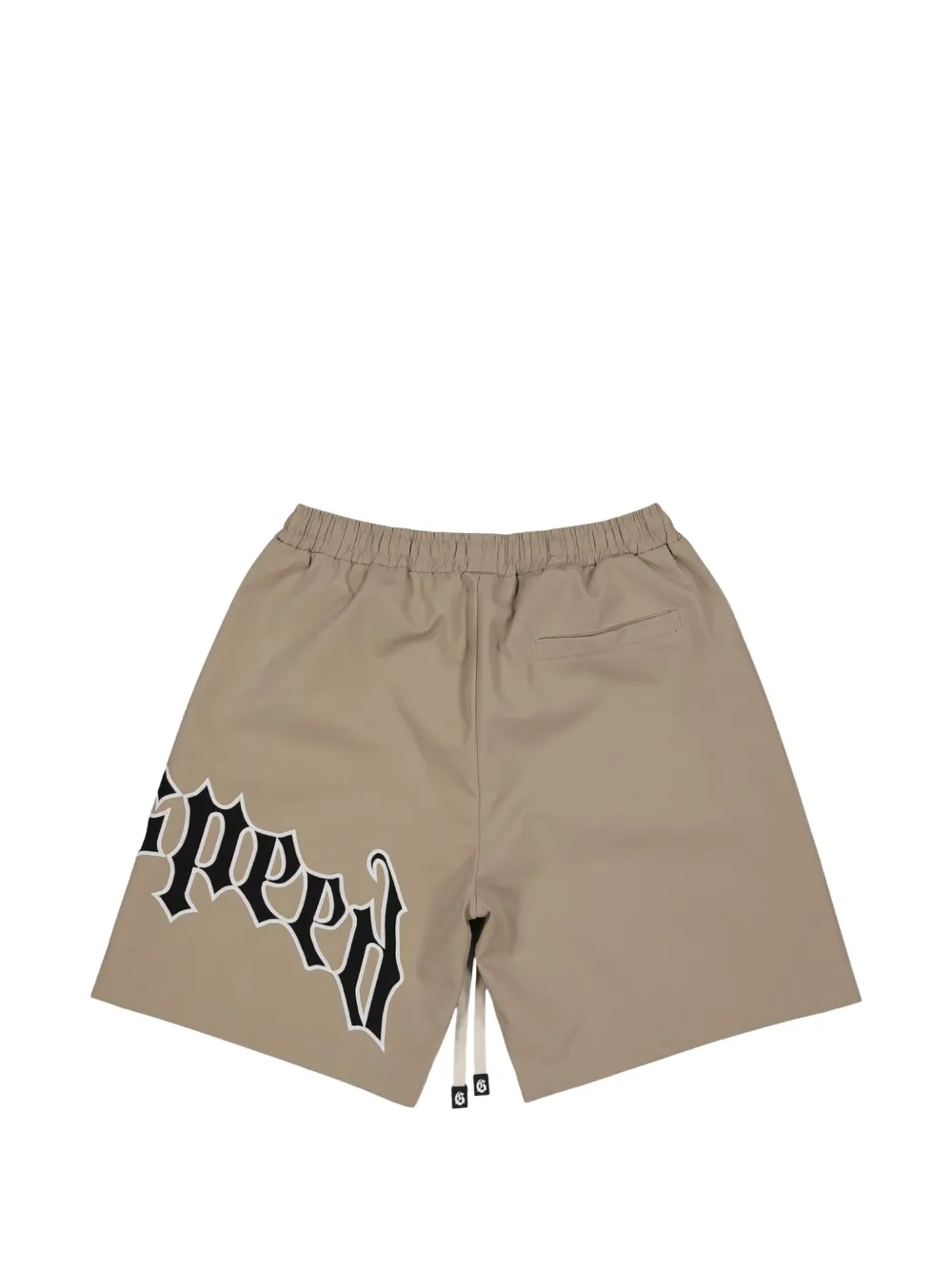 GODSPEED OG shorts met logopatch en trekkoord Beige