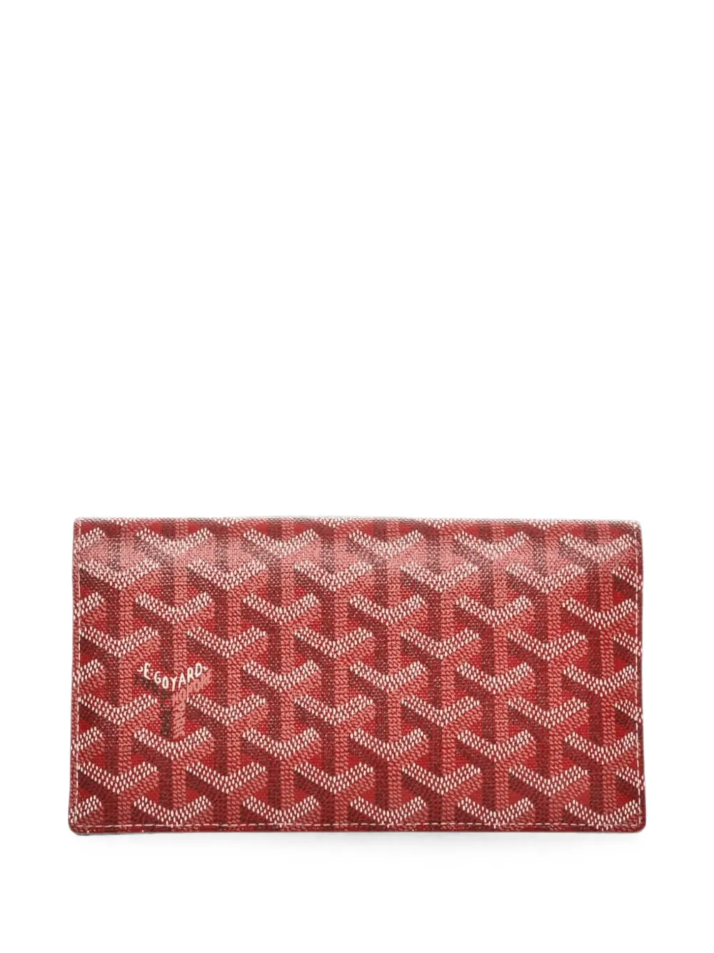 Goyard Pre-Owned Richelieu Goyardine wallet - Rosso