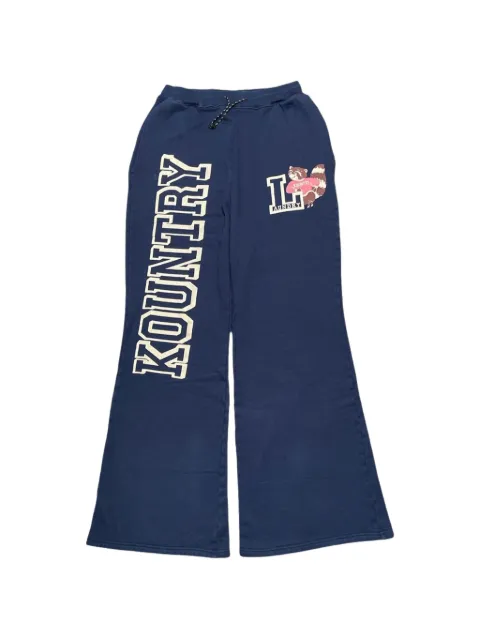 KAPITAL Kountry flared track pants