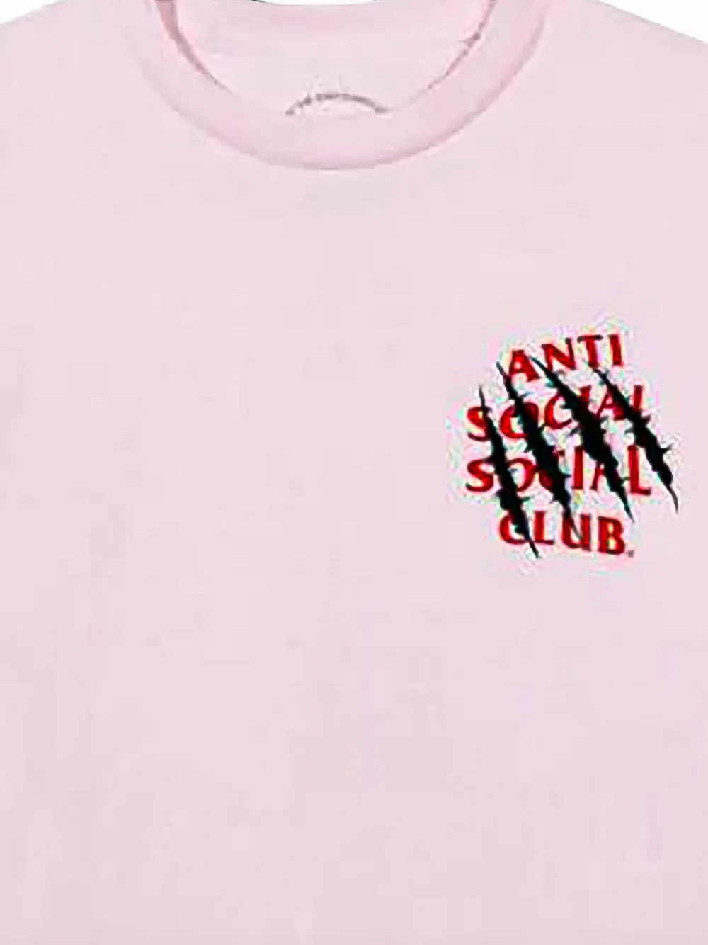 Anti Social Club After Us T-shirt Roze