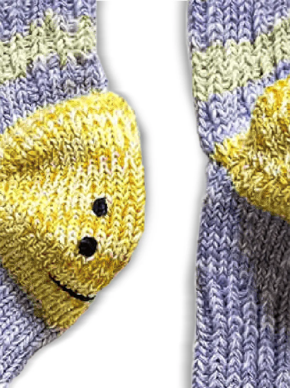 KAPITAL Ivy Smile sokken Paars