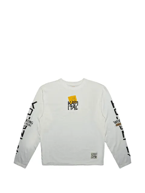 KAPITAL logo-print long-sleeve T-shirt