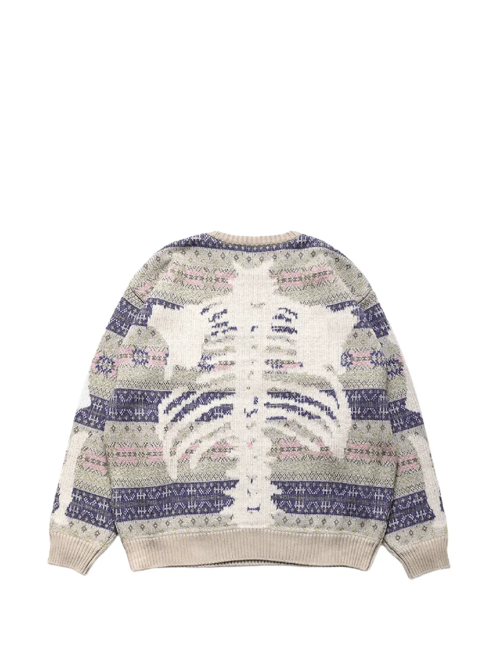KAPITAL Fair Isle Bone trui Beige