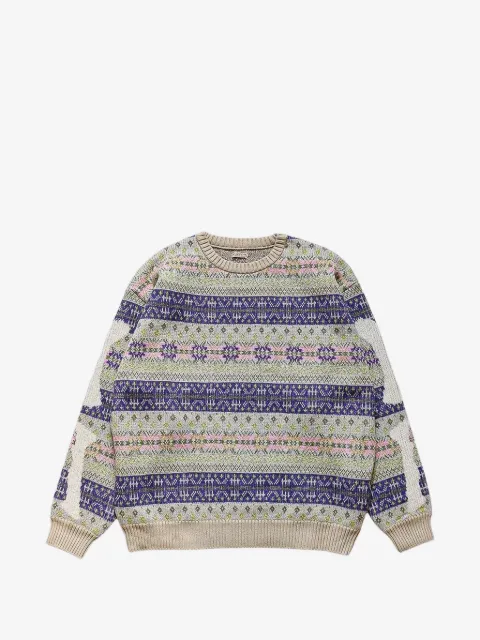 KAPITAL Pullover mit Fair-Isle-Muster