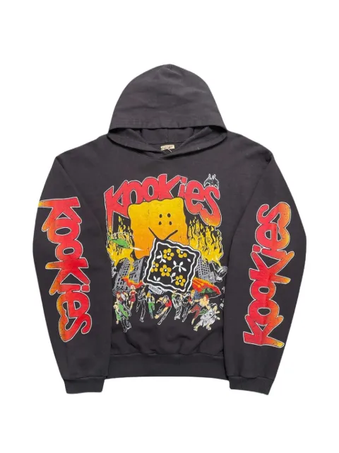 KAPITAL Buster Peckish graphic-print hoodie
