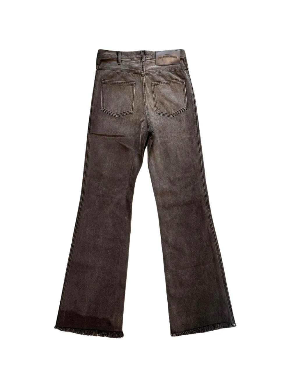 SEKRIT Chopper jeans met studs Grijs