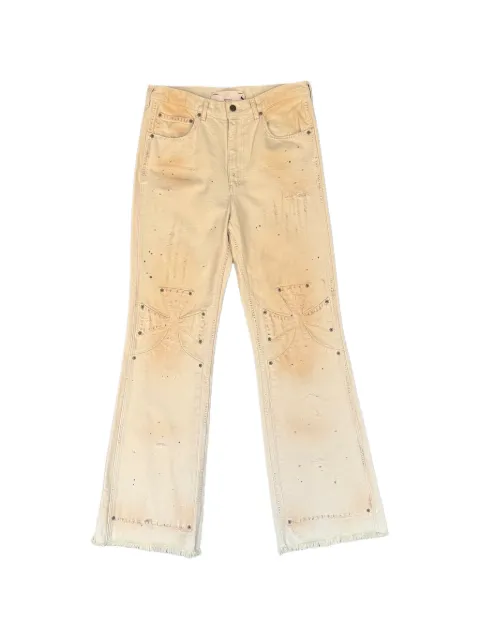 SEKRIT Chopper panelled jeans