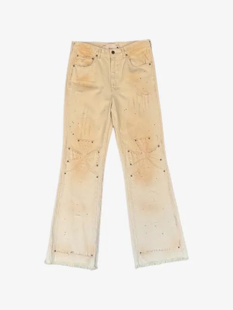 SEKRIT Chopper panelled jeans