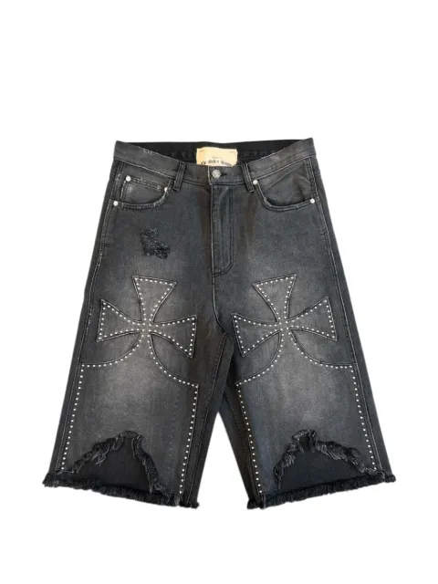 SEKRIT Chopper studded shorts