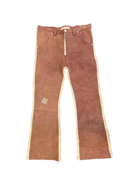 SEKRIT patchwork flared jeans