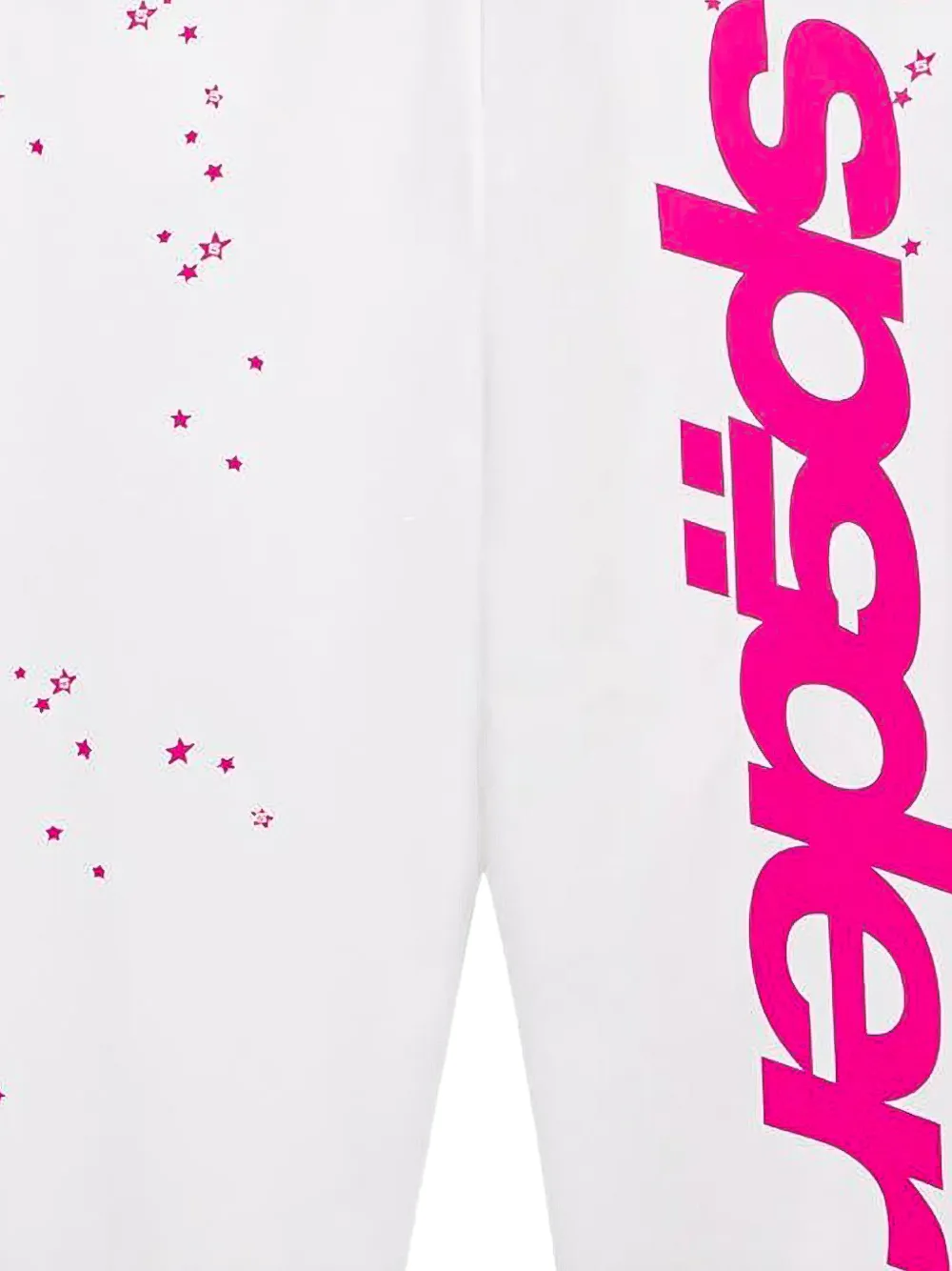 SP5DER Trainingsbroek met logo Wit