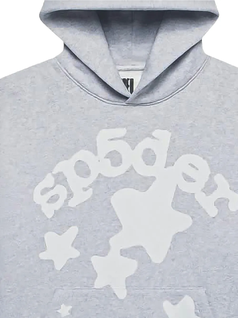 SP5DER Beluga hoodie met sterrenprint Grijs